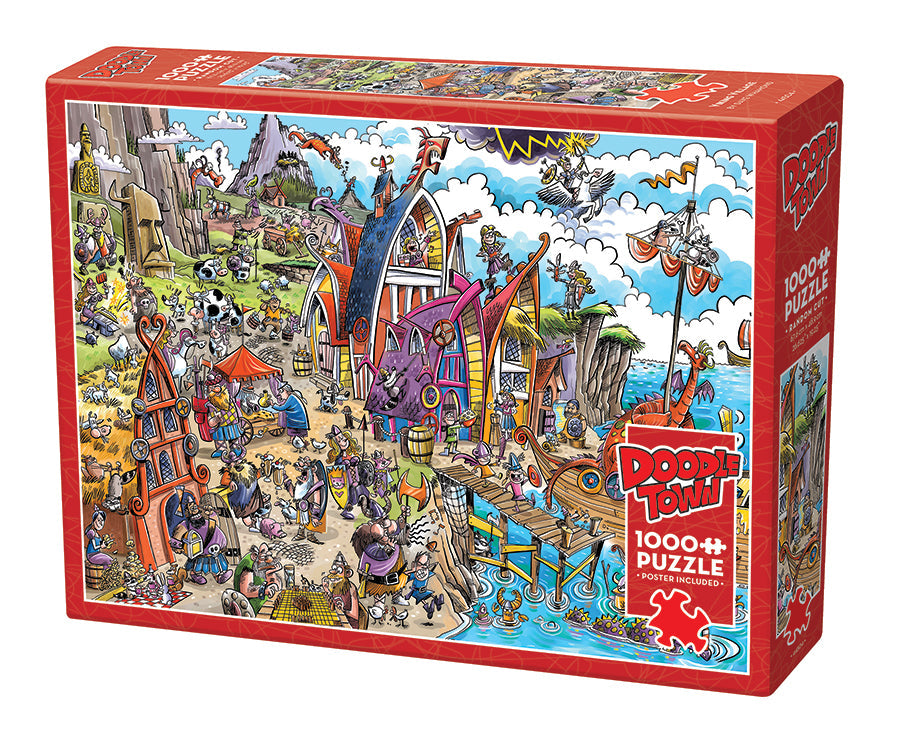 DoodleTown: Viking Village | 1000 Piece