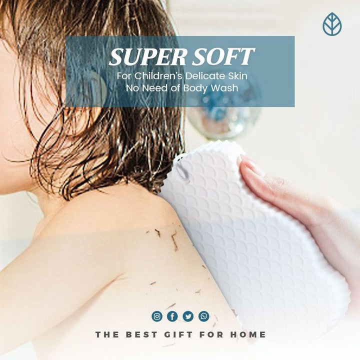 (🔥Last Day Promotion-SAVE 50% OFF)Super Soft Exfoliating Bath Sponge--BUY 5 GET 3 FREE & FREE SHIPPING
