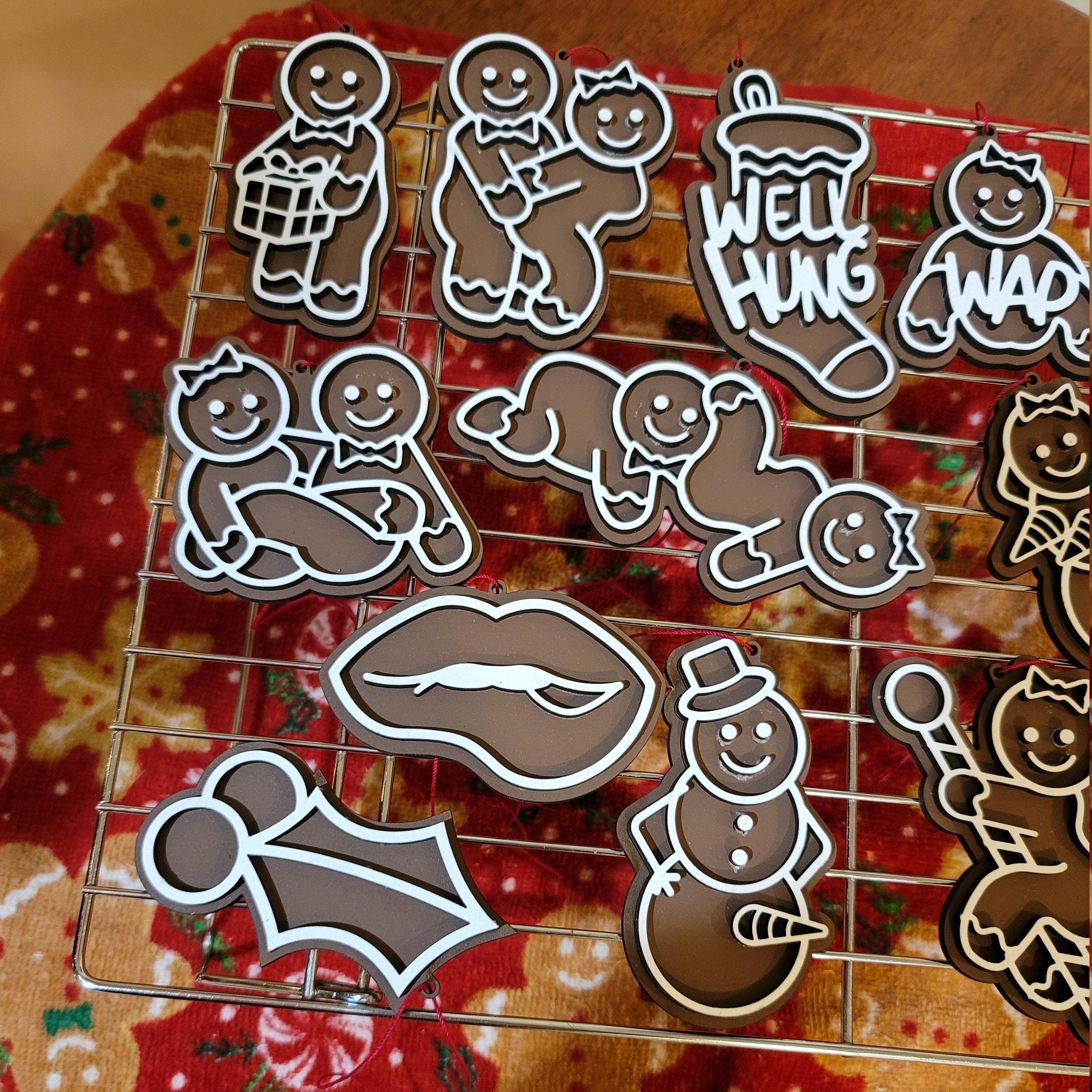 Naughty Gingerbread Ornaments | Hilarious and fun Christmas