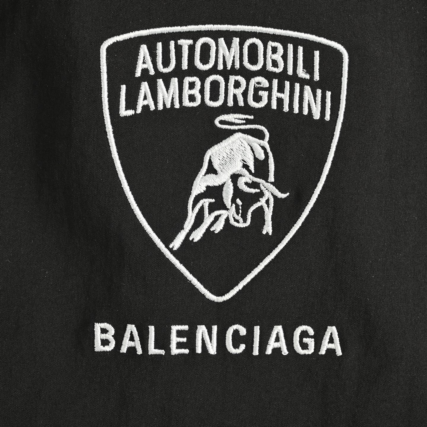 Balenciaga 25Fw Lamborghini embroidered trousers