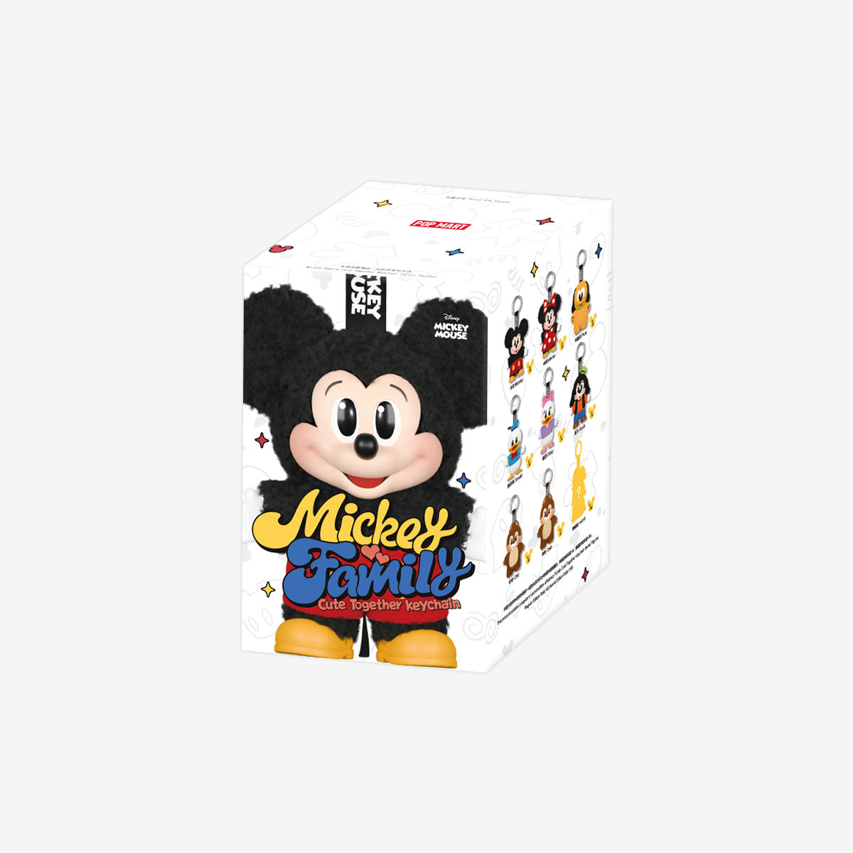 POP MART Mickey Family Cute Together Keychain Series Figures [1 Blind Box]