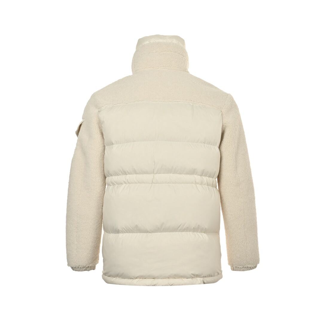 Moncler 24Fw Escaut Women's Fur and Sherpa Down Jacket