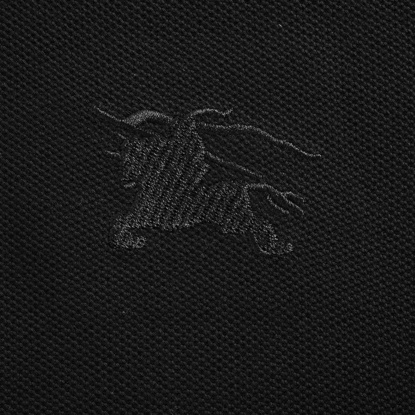Burberry 25Fw Warhorse Embroidered Lapel Polo Long Sleeve