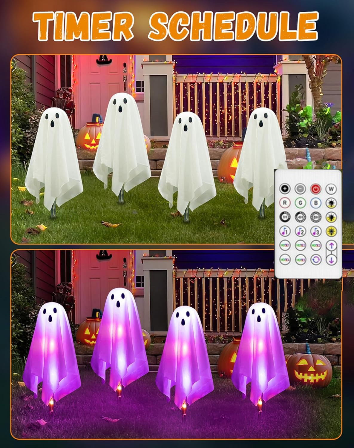 ⚡Flash Sale⚡Halloween Ghost Pathway Lights Decorations Outdoor