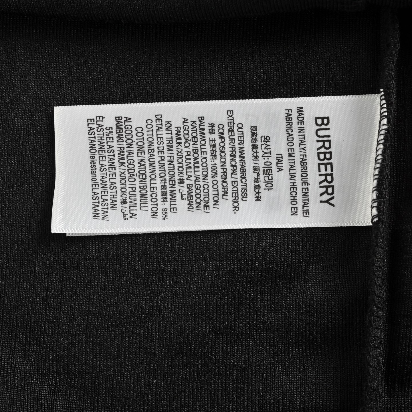 Burberry 25ss dark pattern TB warhorse towel jacquard short sleeve