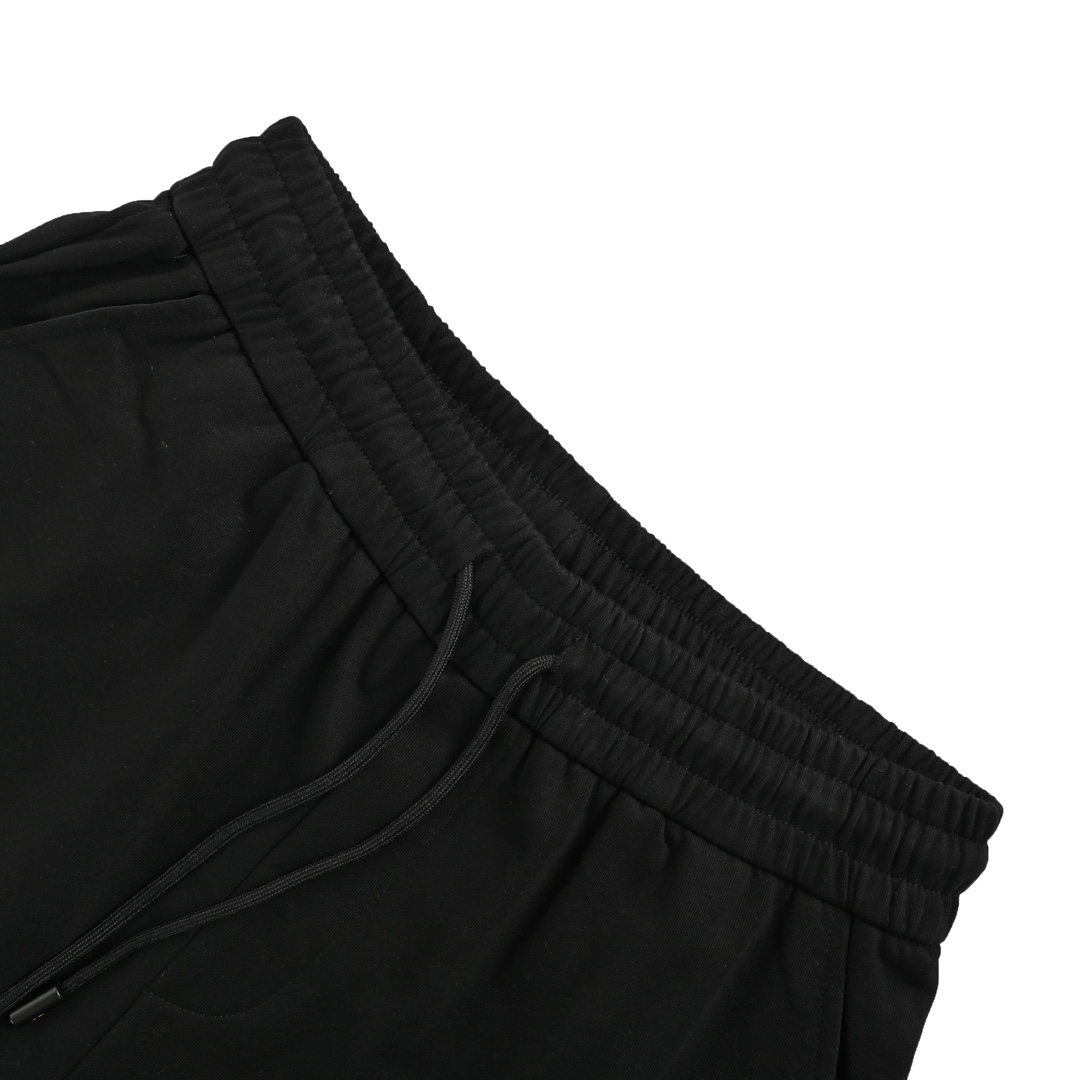 Fendi 24ss double F flocked logo shorts