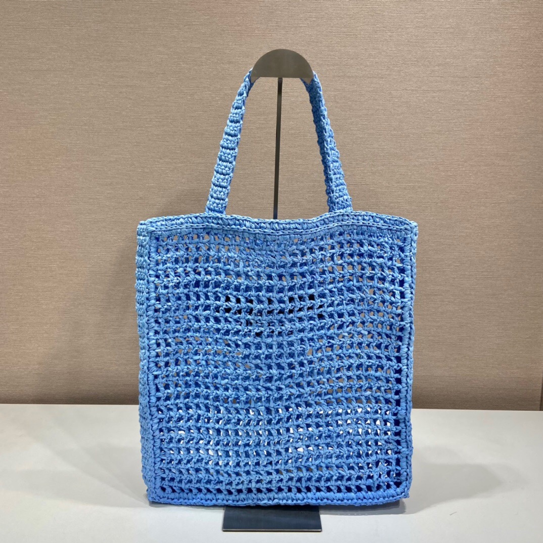 Prada Raffia Tote Bag 1BG393