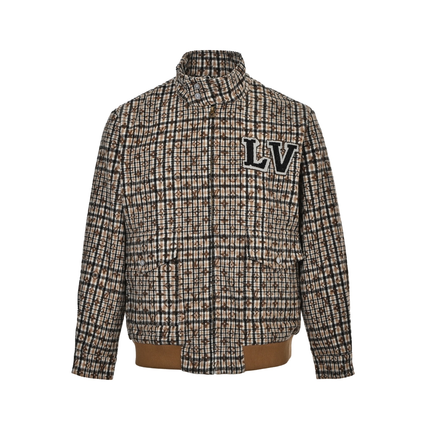 Louis Vuitton 24Fw beaded logo embroidered jacket