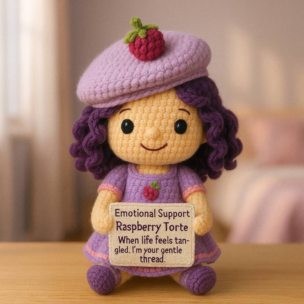 🍓Strawberry Shortcake Emotional Support Crochet Doll