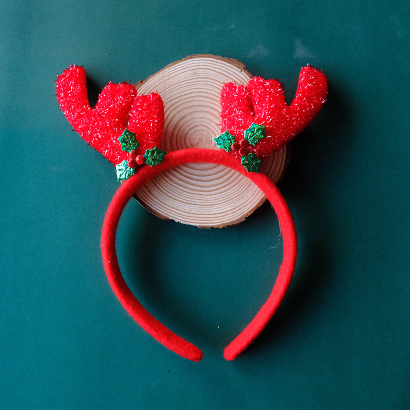 Christmas headband Christmas Headband Cartoon light up headband Christmas hairpin Christmas gift