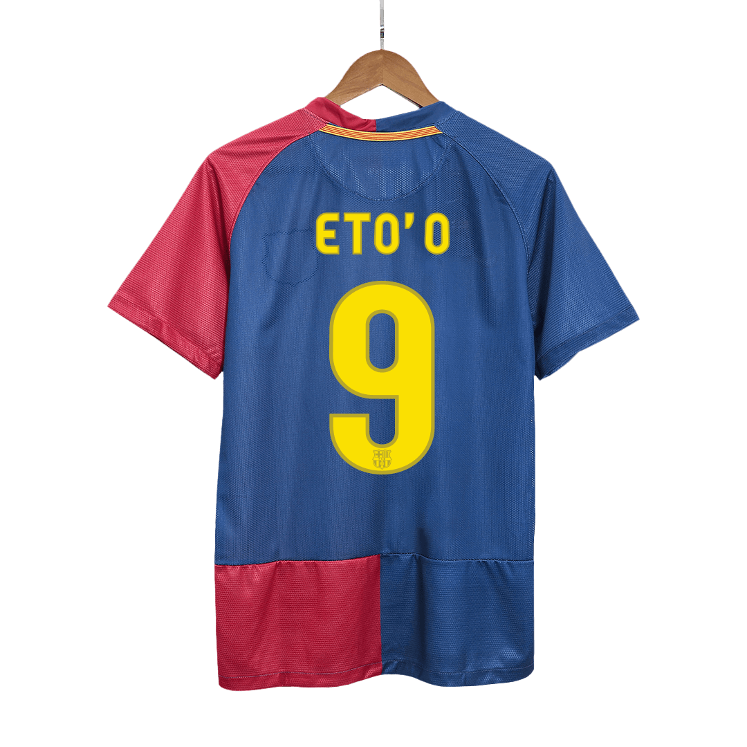 ETO'O #9 Barcelona Retro Home Football Shirt 2008/09