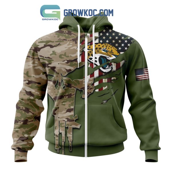 JACKSONVILLE JAGUARS 3D HOODIE VETERANS DAY