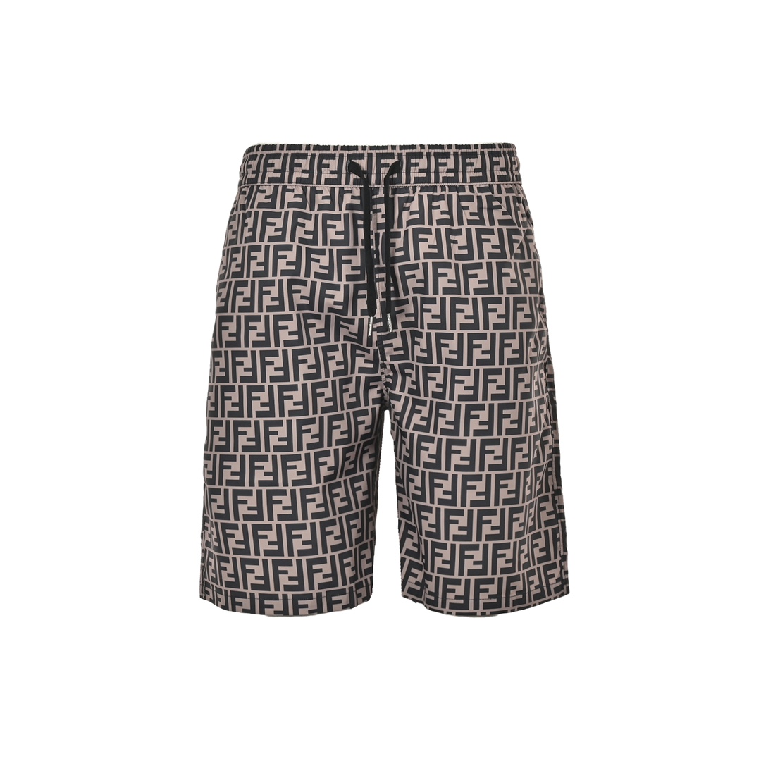 Fendi Classic FF Full Indonesian Dragon Shorts
