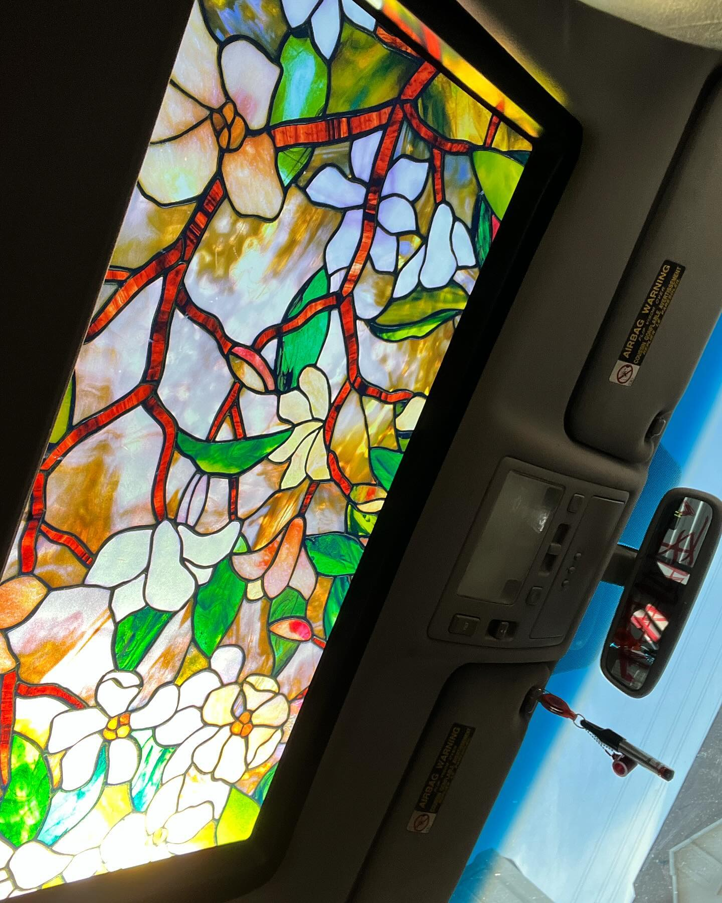Stained Glass Sunroof Stickers