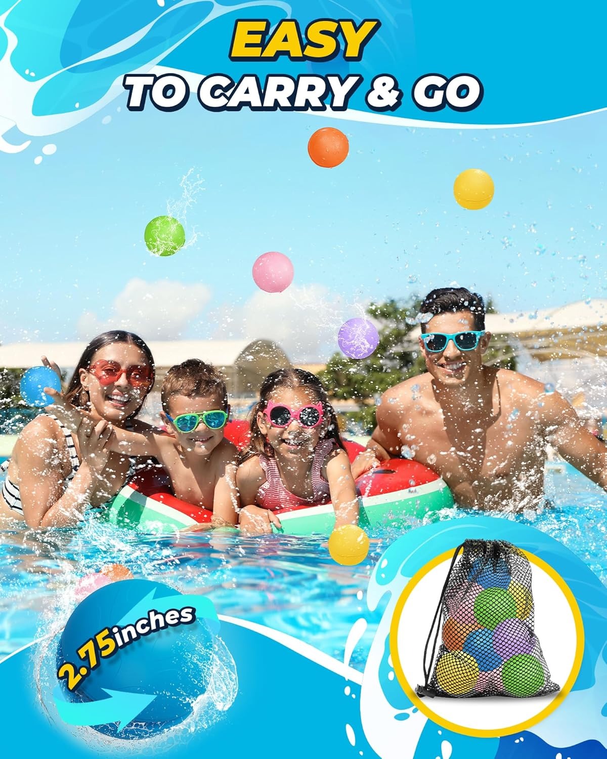 🔥ON SALE 🔥Reusable magnetic water balloons