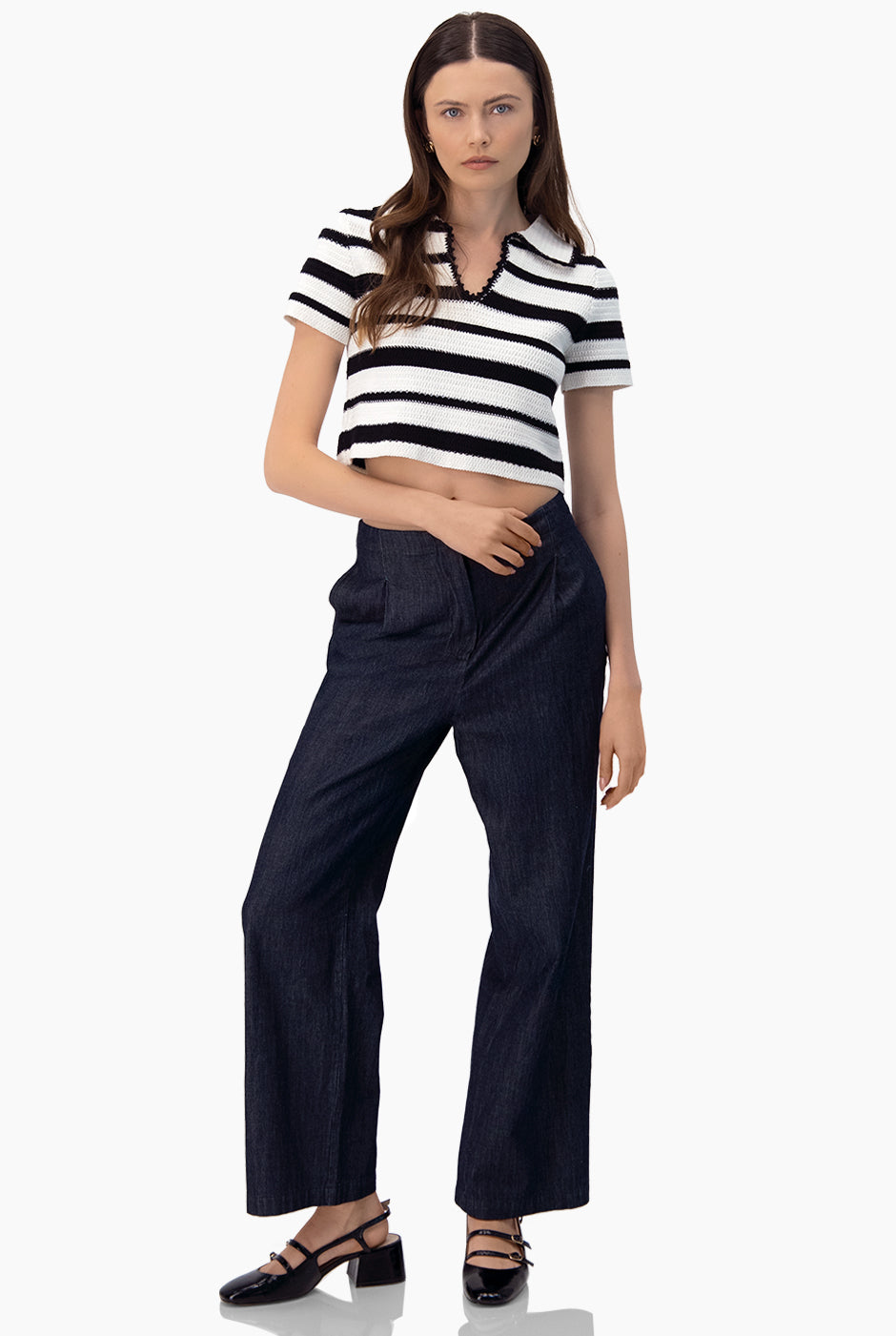 Polo Crop Crochet