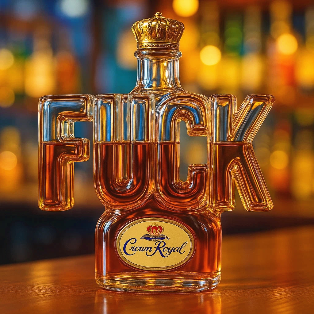 Funny whisky bottle