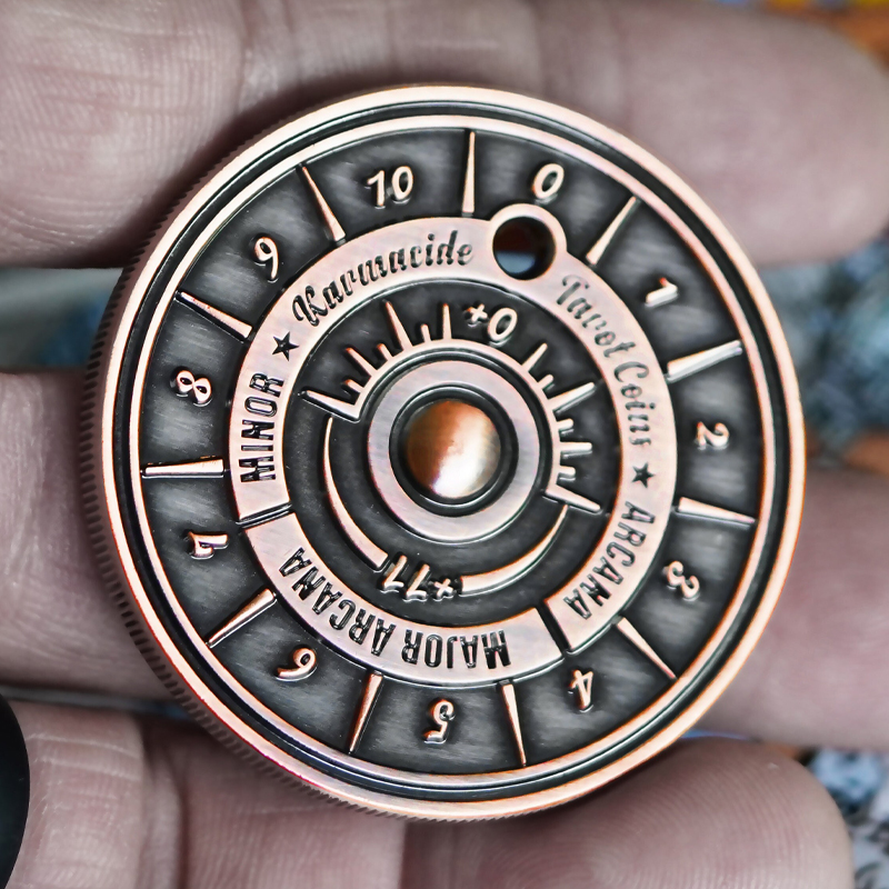 Unique Tarot Deck Coin