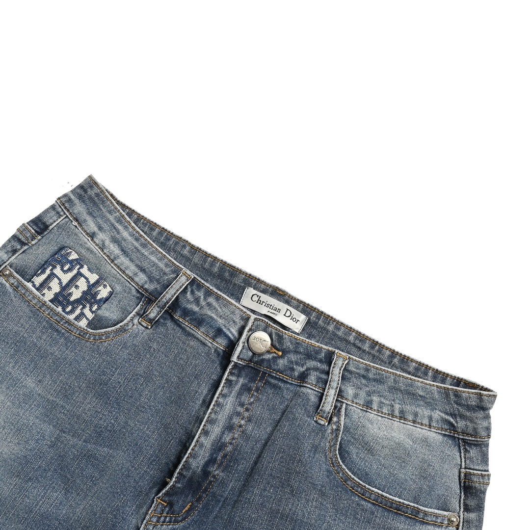 Dior classic monogram pocket jeans