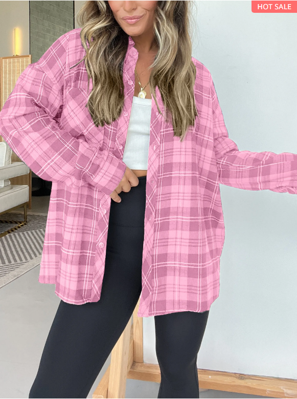 ULTRA SOFT FLANNEL PLAID SHIRT WITH POCKET (BUY 2 FREE SHIPPING)
