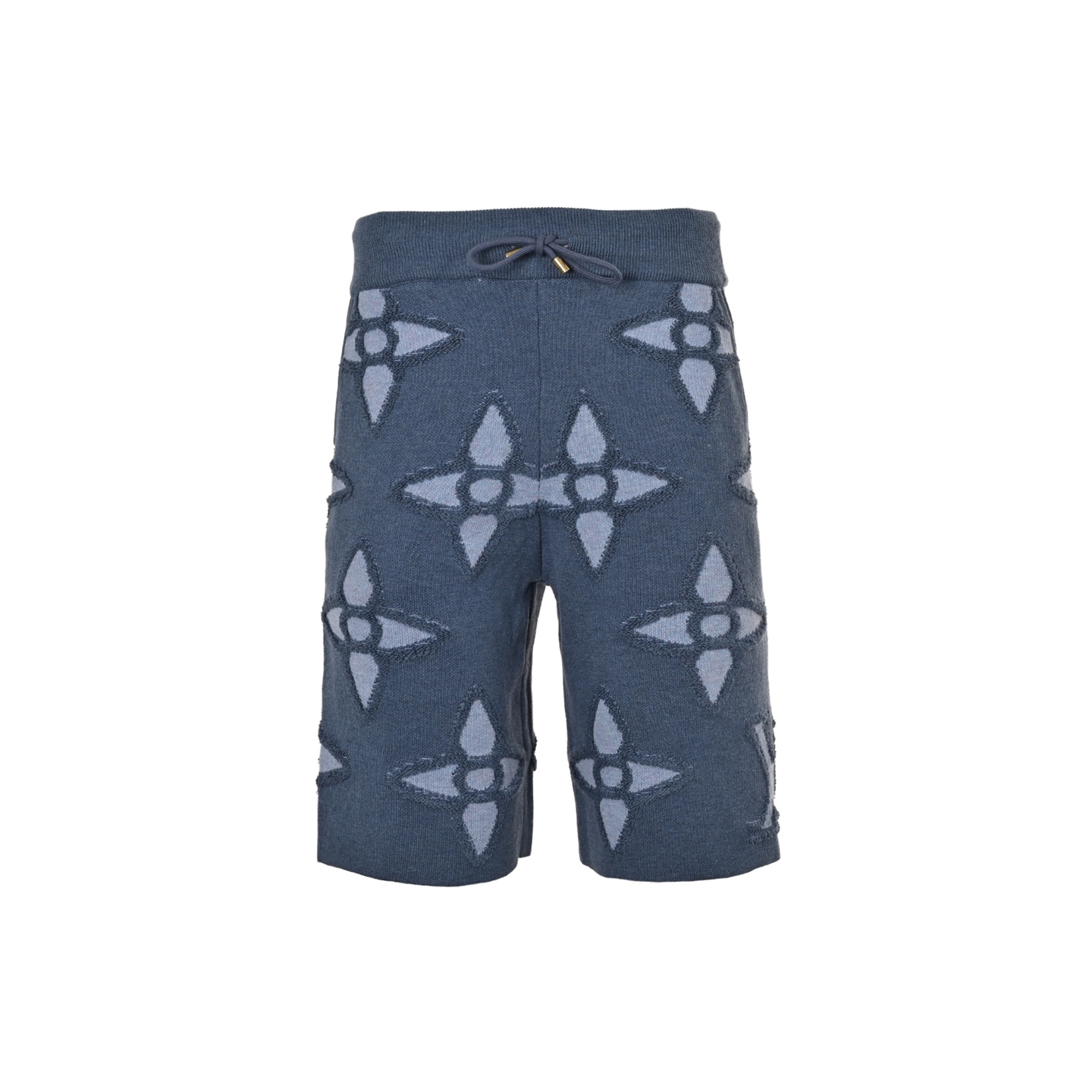 Louis Vuitton 25ss four-leaf clover jacquard knit shorts