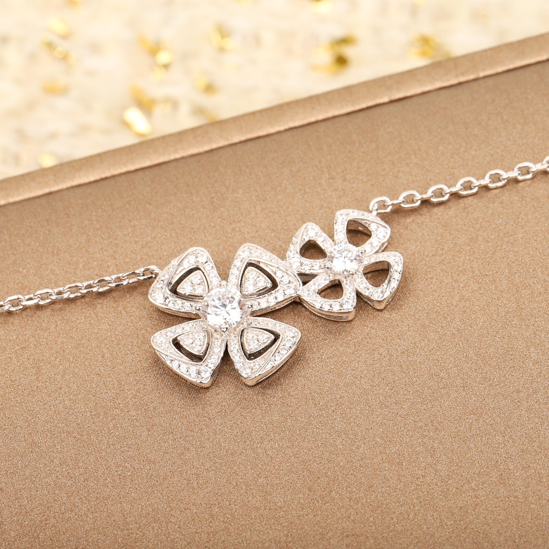 Bulgari Petal Diamond Necklace