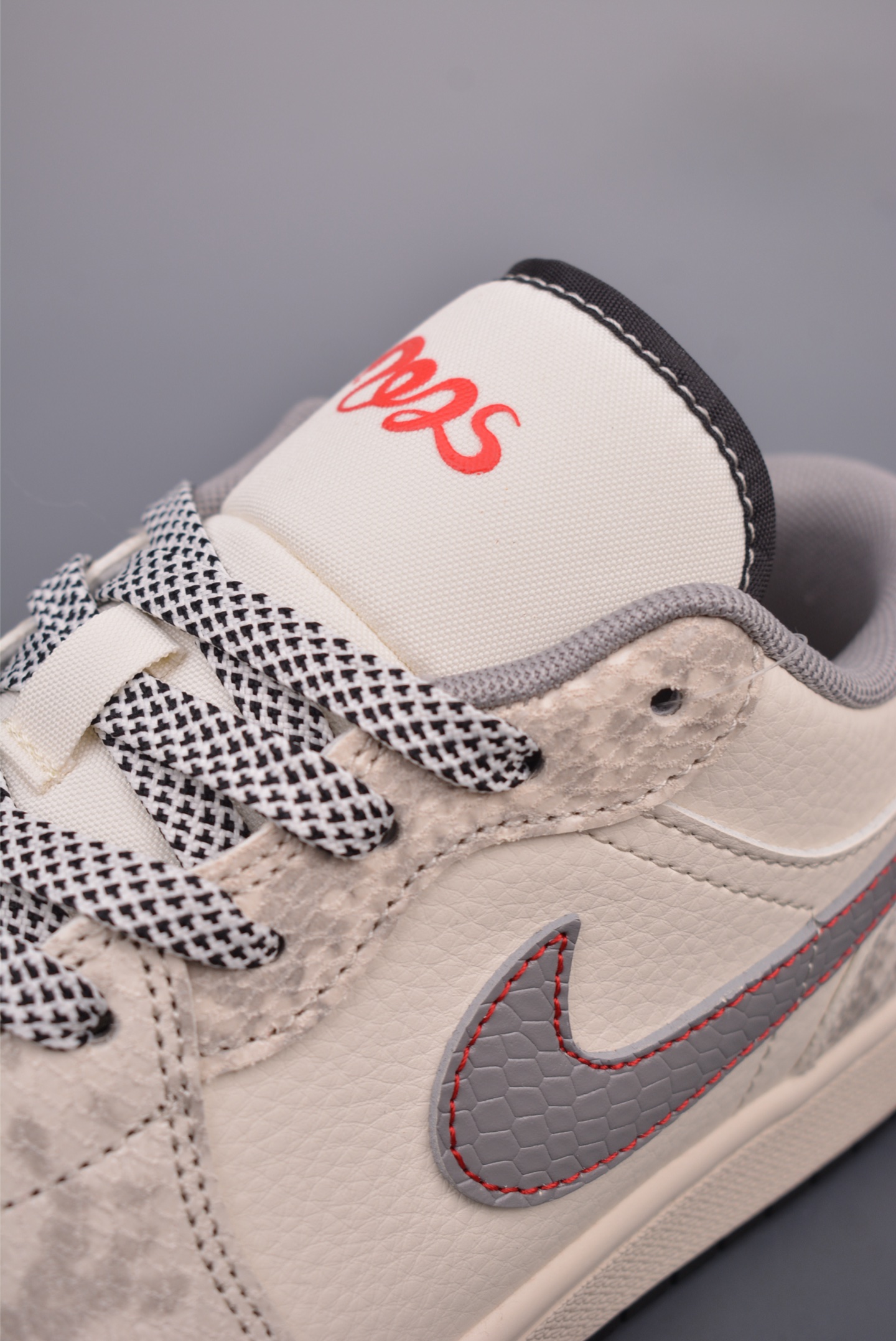 Nike Air Jordan 1 Low OGAJ1 Beige Red 2025 Year of the Snake SJ9950-056