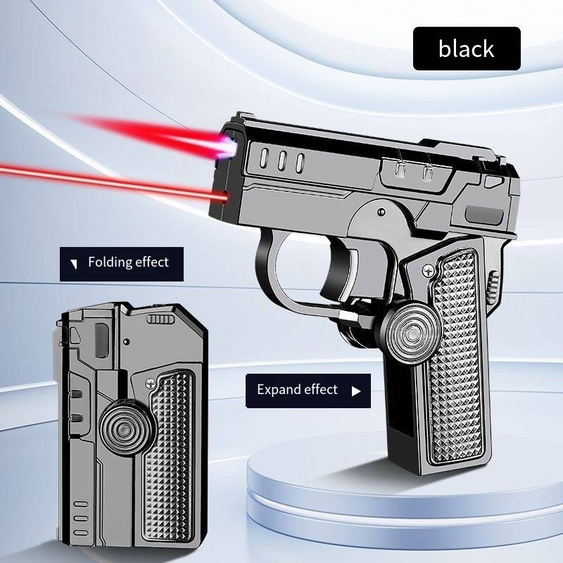 ✨Flash Sale✨Metal Folding Gun Style Inflatable Lighter