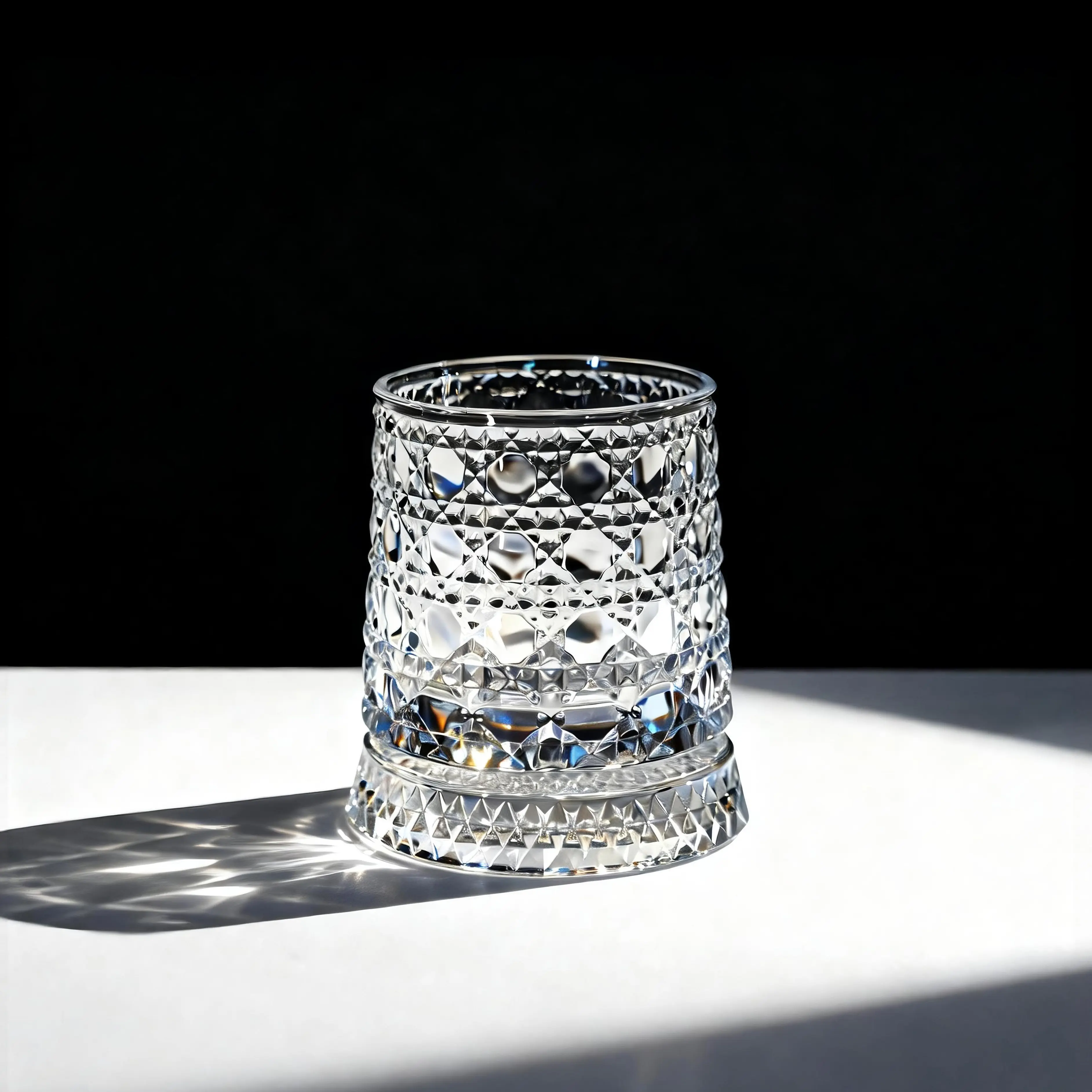 Luxury 360° Stress Relief Spinning Crystal Glass