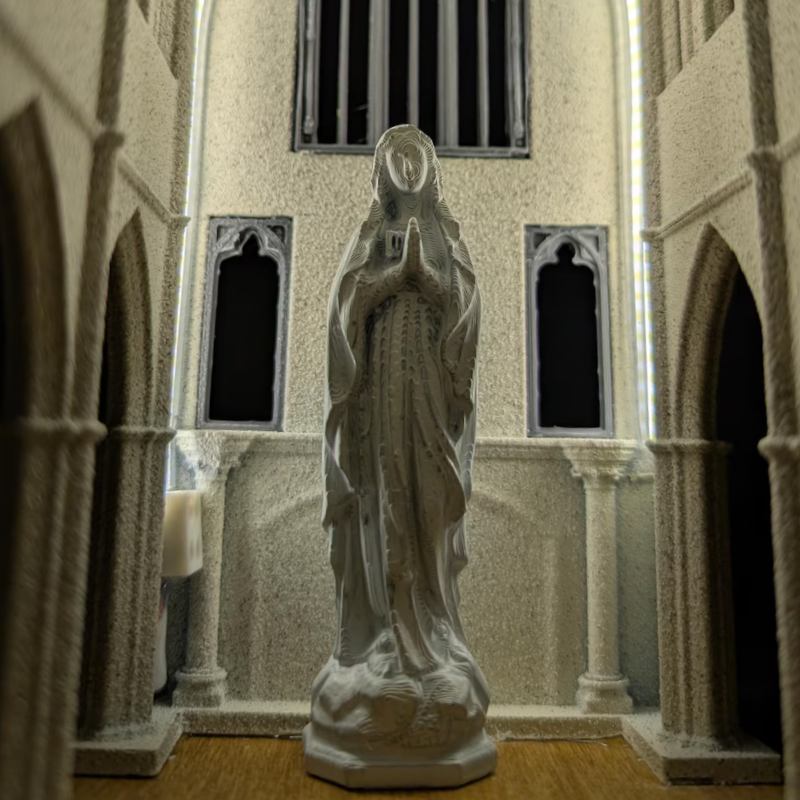 Gothic Lamp of the Sacred Heart of Jesus