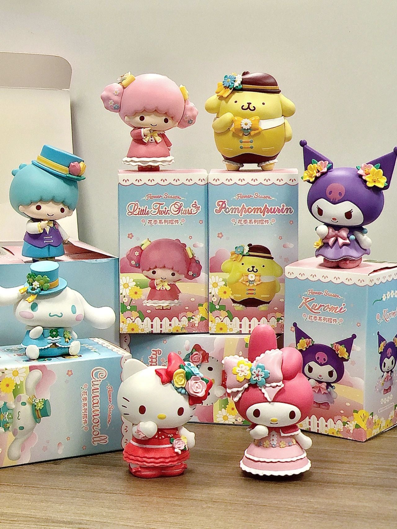 Sanrio Flower Season Figurines