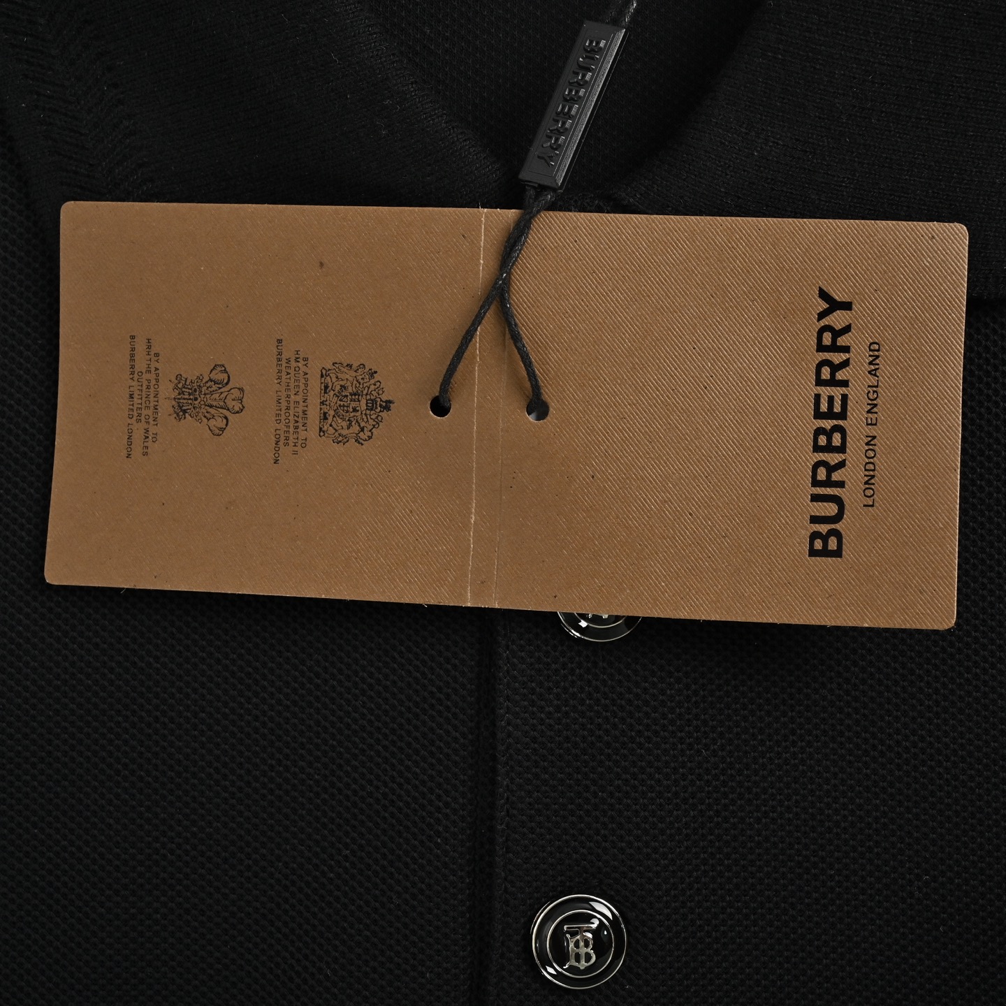 Burberry Button TB Letter Polo Short Sleeve