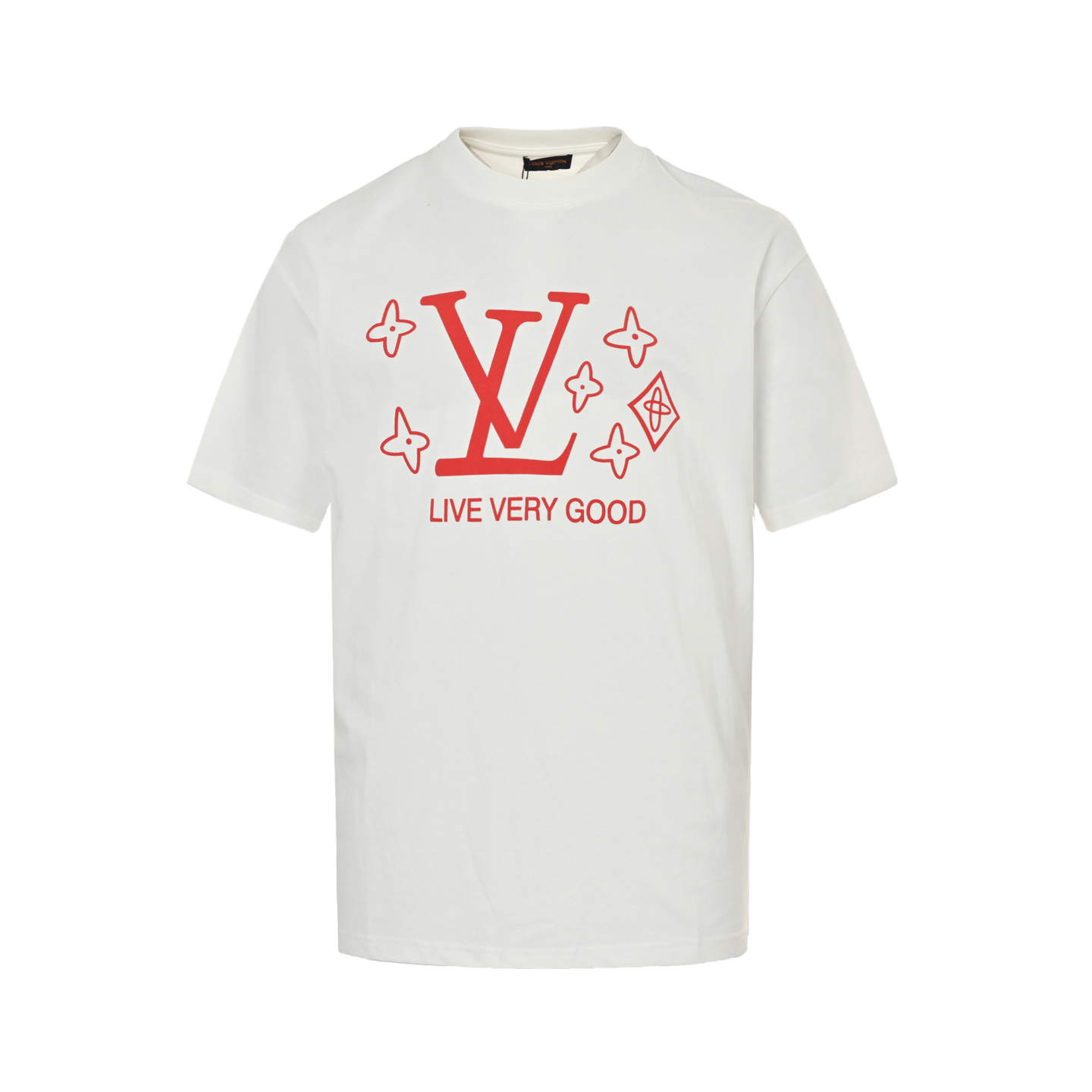 Louis Vuitton 25ss monogram logo foam print short sleeves