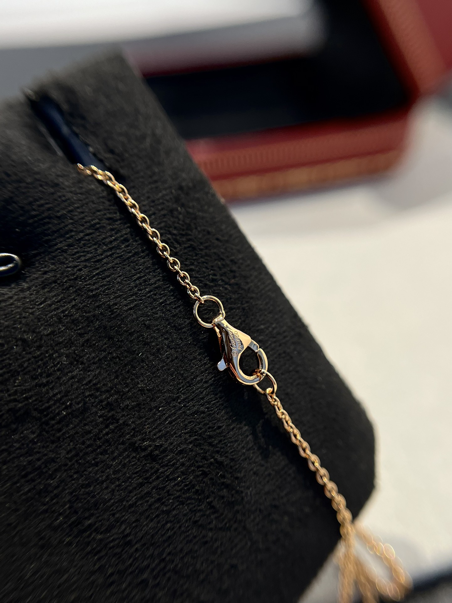 Cartier Classic Diamond-Free Double Ring Necklace