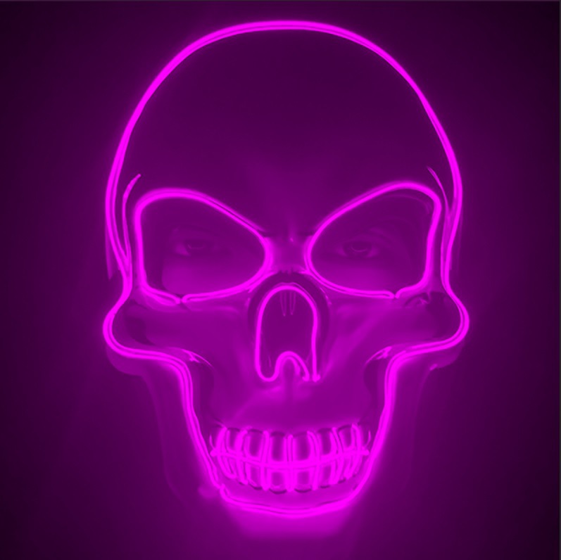 Skull Head Led Mask Halloween
