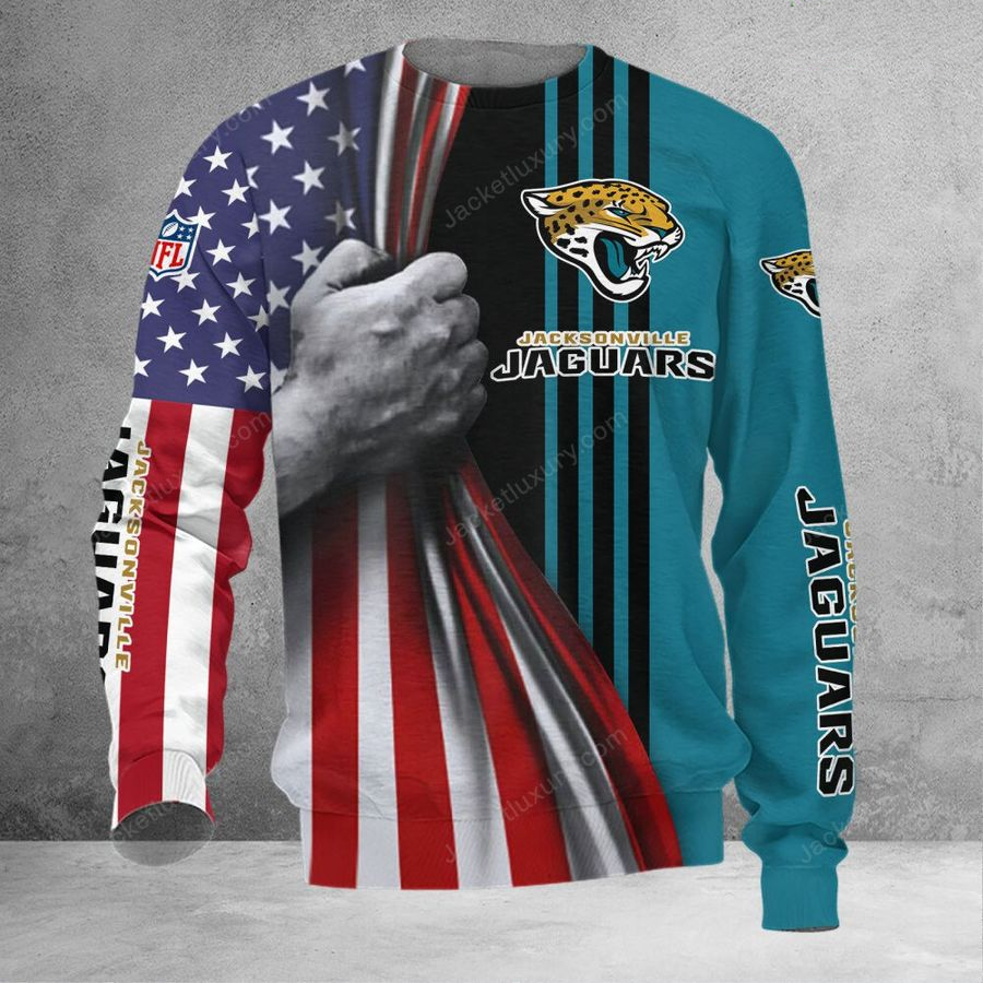 JACKSONVILLE JAGUARS 3D HOODIE SKULL0804