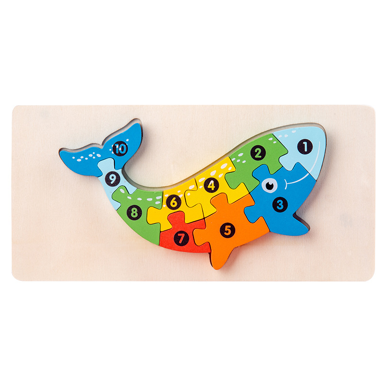 (🔥NEW YEAR HOT SALES 50% OFF)Three-dimensional wooden puzzle for children-BUY 2 GET 10% OFF