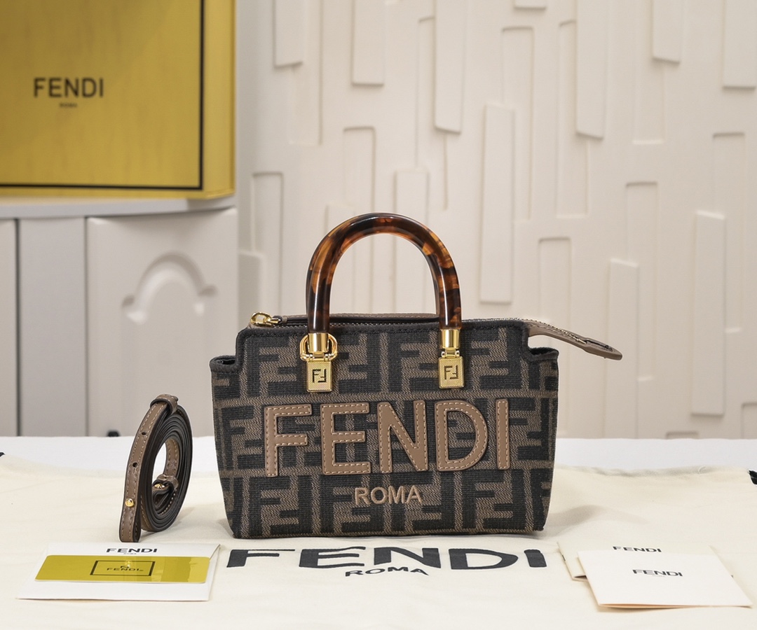 FENDI by the way Boston Tote Bag 4401
