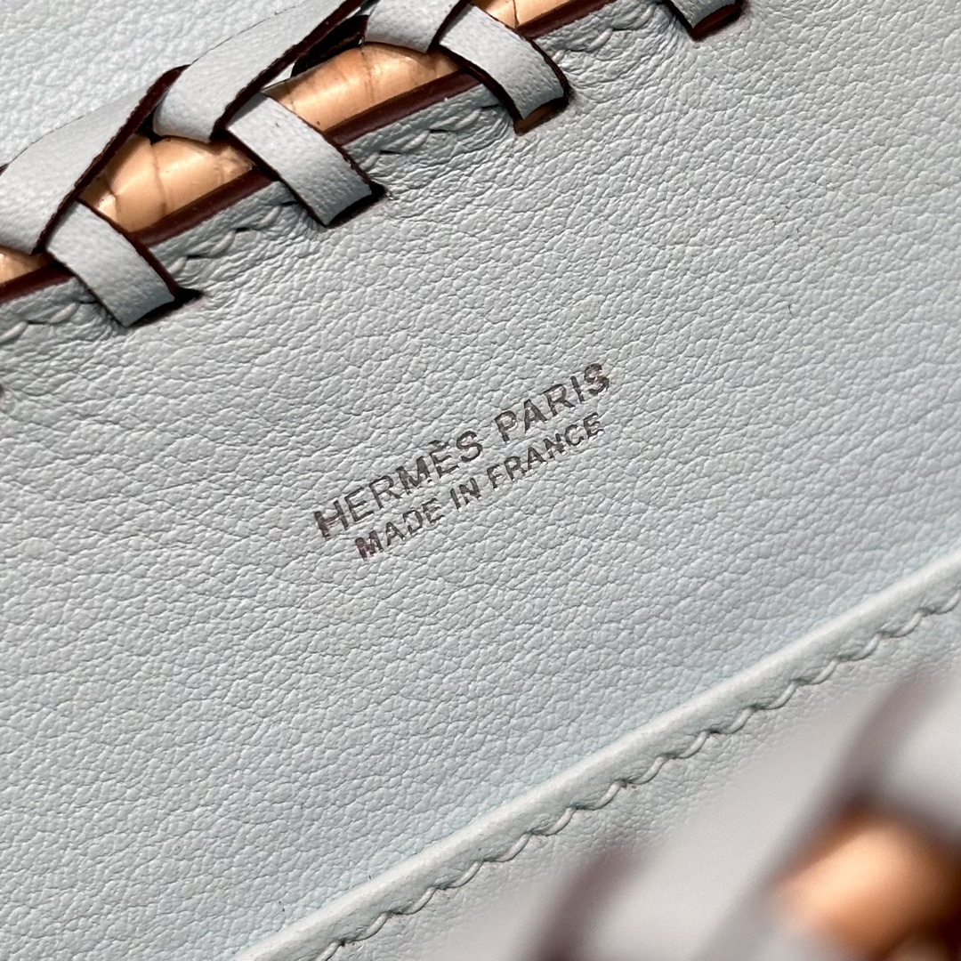 Hermès Kelly Picnic U2Blue zephyr (Handmade to order)