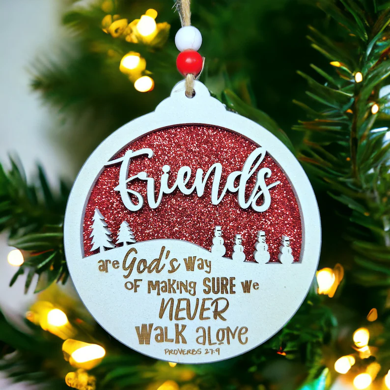 Friendship Christmas Ornament