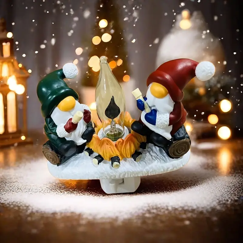 🎅🔥Christmas Santa Claus Campfire Nightlight
