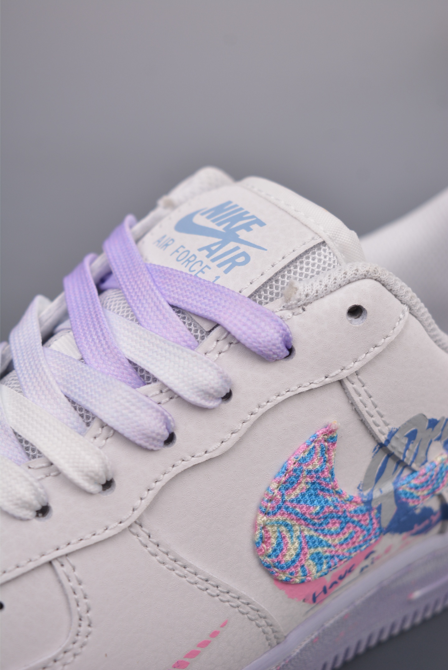 Nike Air Force 1 Low 2D hand-painted graffiti CZ0377-002