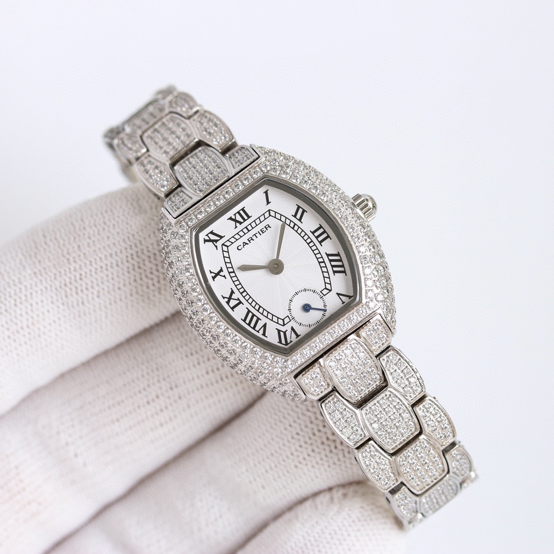 Cartier Gypsophila - Mini lady tonneau watch