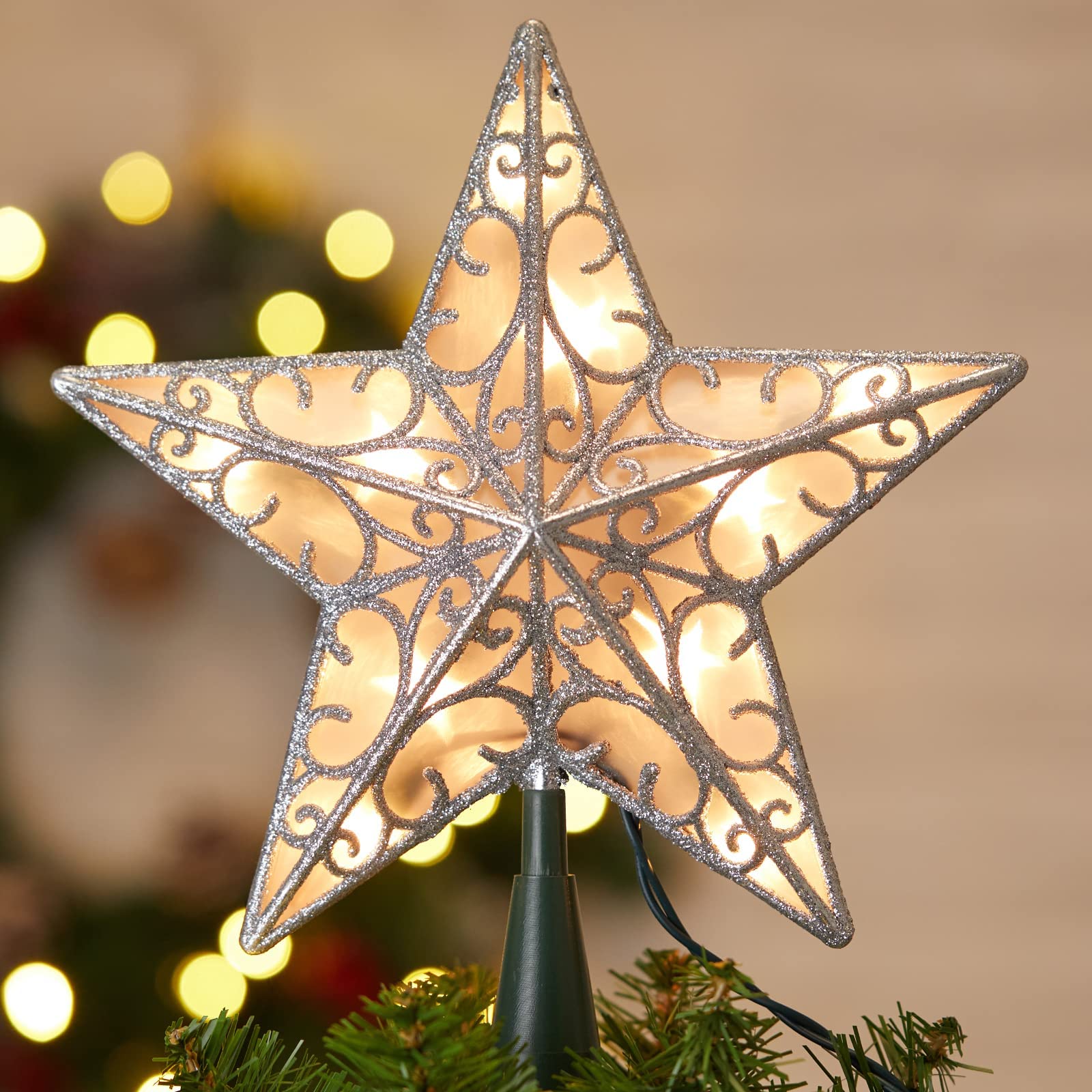 🎄Early Christmas Sale 49% OFF🎄Christmas Tree Topper Star Lights