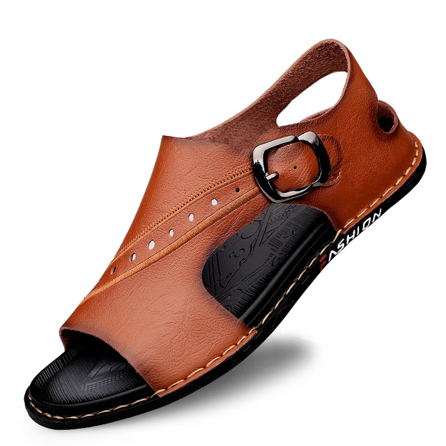 2022 Summer Men's Leather Sandals