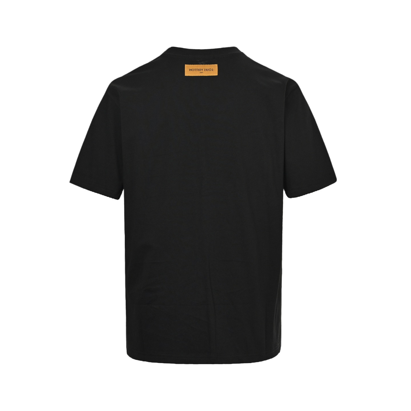 Louis Vuitton 25ss pearl hot-stitched logo reflective lettering short-sleeved shirt