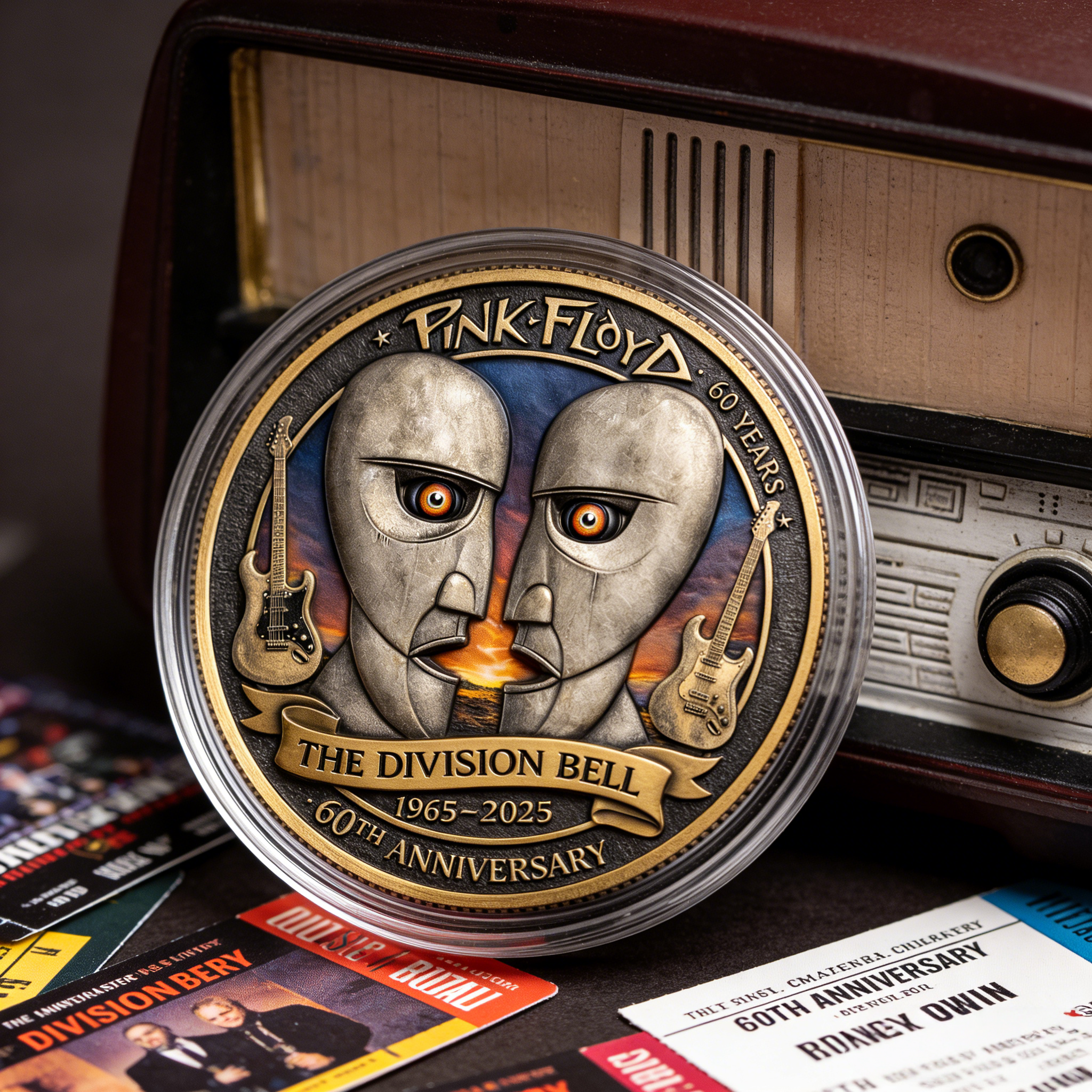 The Floyd The Division Bell 60th Anniversary collectible coin