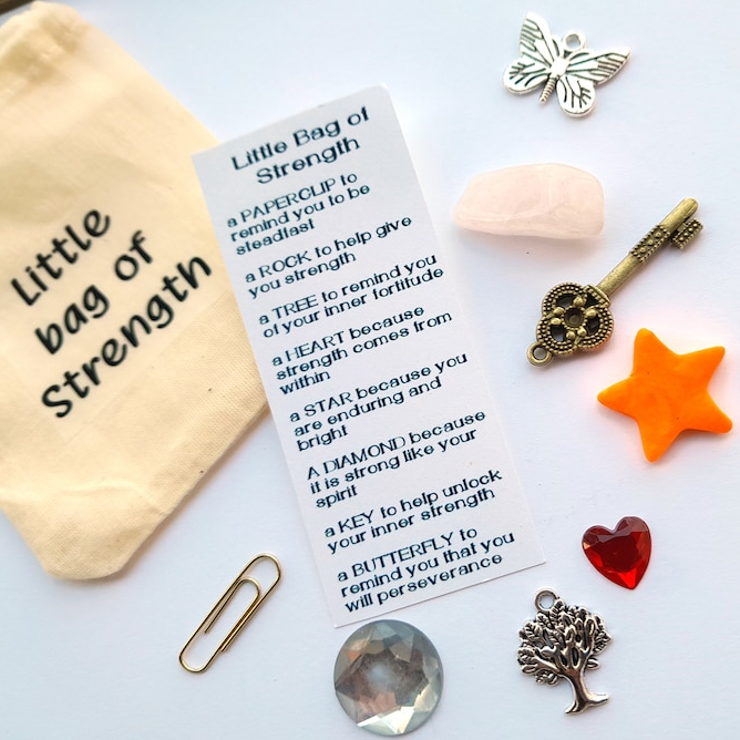 Meaningful gift Little Bag of Strength