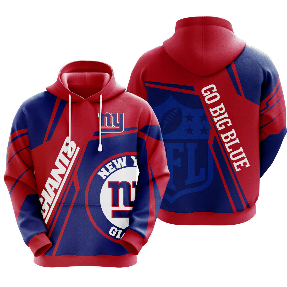 NEW YORK GIANTS 3D HOODIE NOV06
