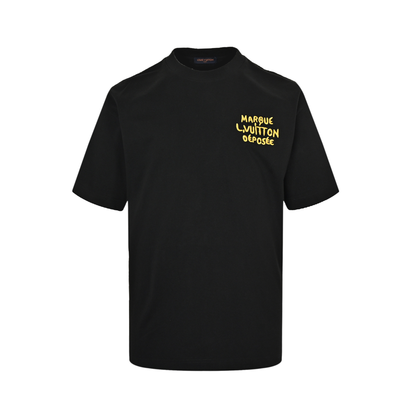 Louis Vuitton 25ss chest embroidered lettering short sleeve